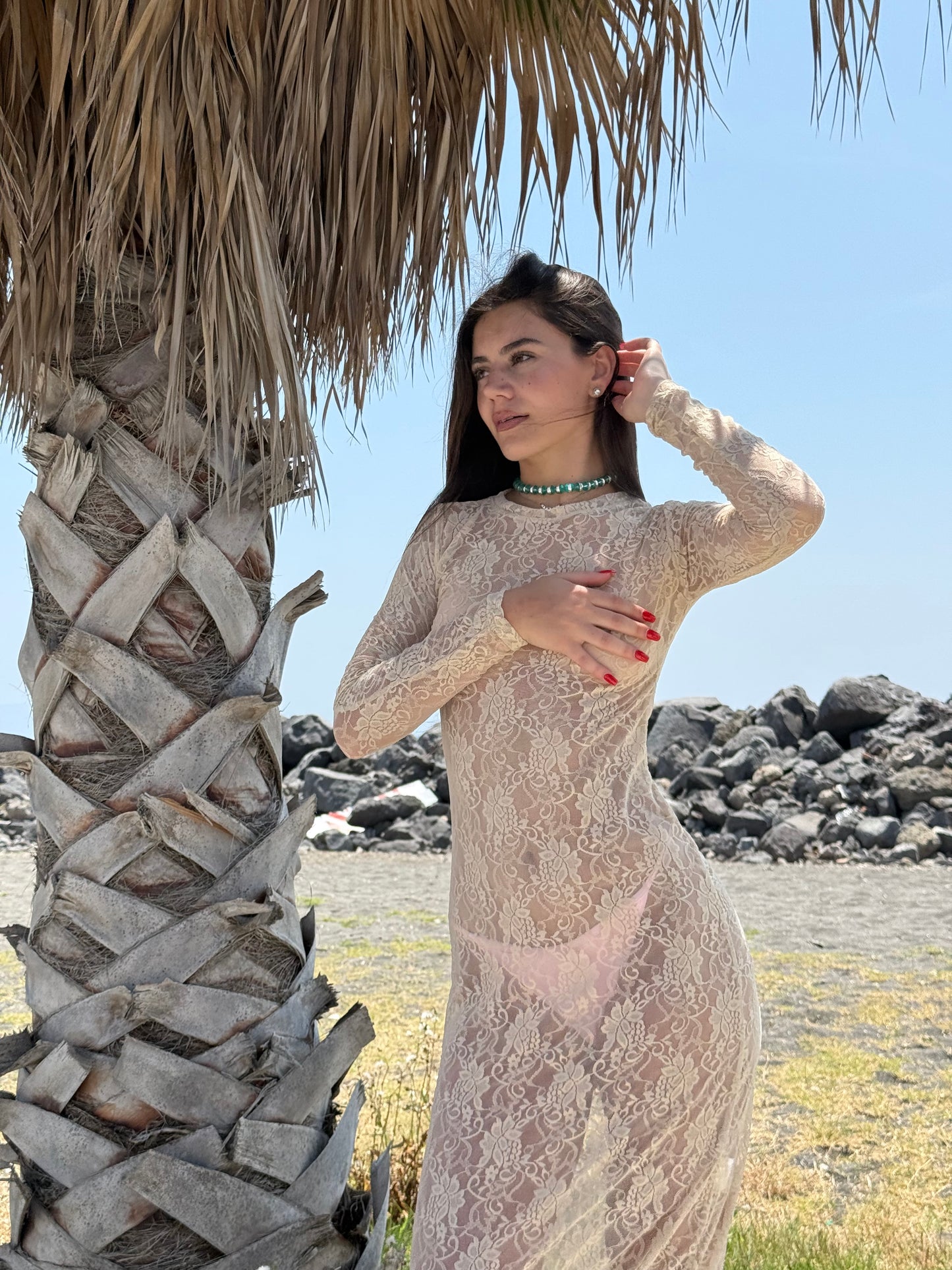 Dress Zenda Beige