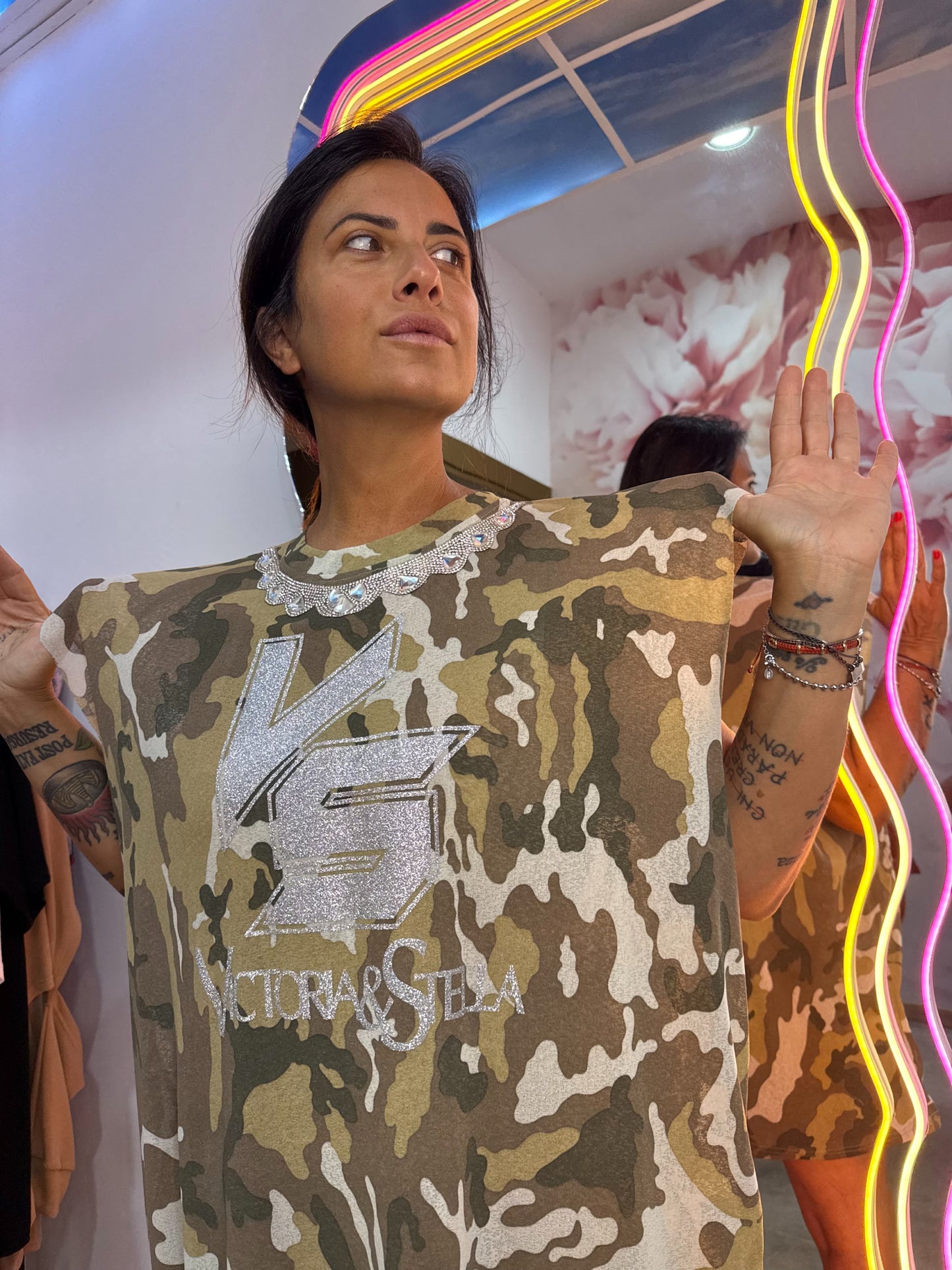 T-shirt camouflage Chiaro