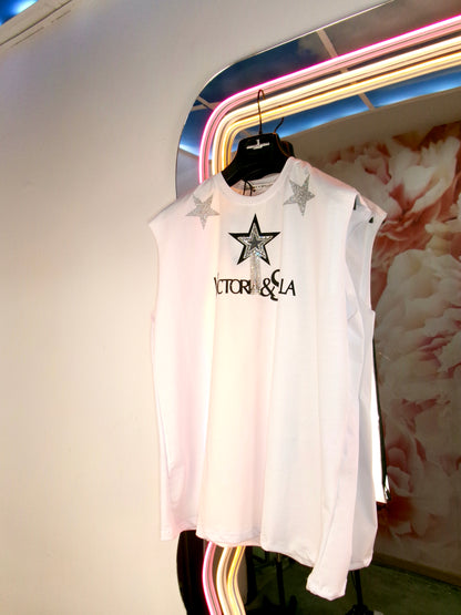 T-shirt Stellina giro manica