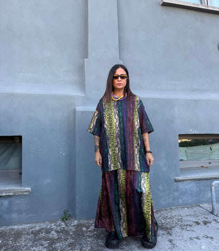 Coordinato Pitone con gonna