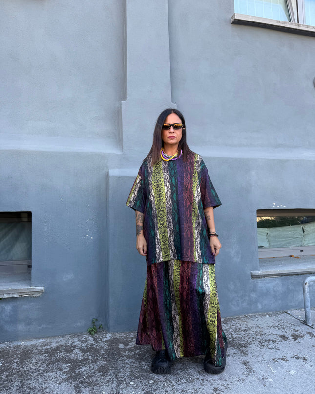 Coordinato Pitone con gonna