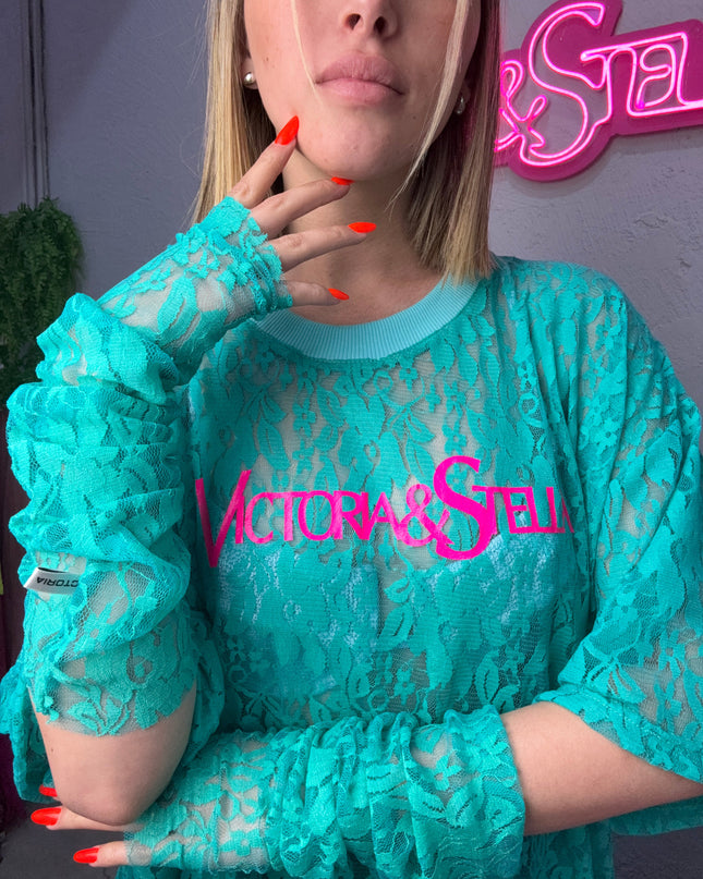 COMBO IN PIZZO T-shirt+Guanti