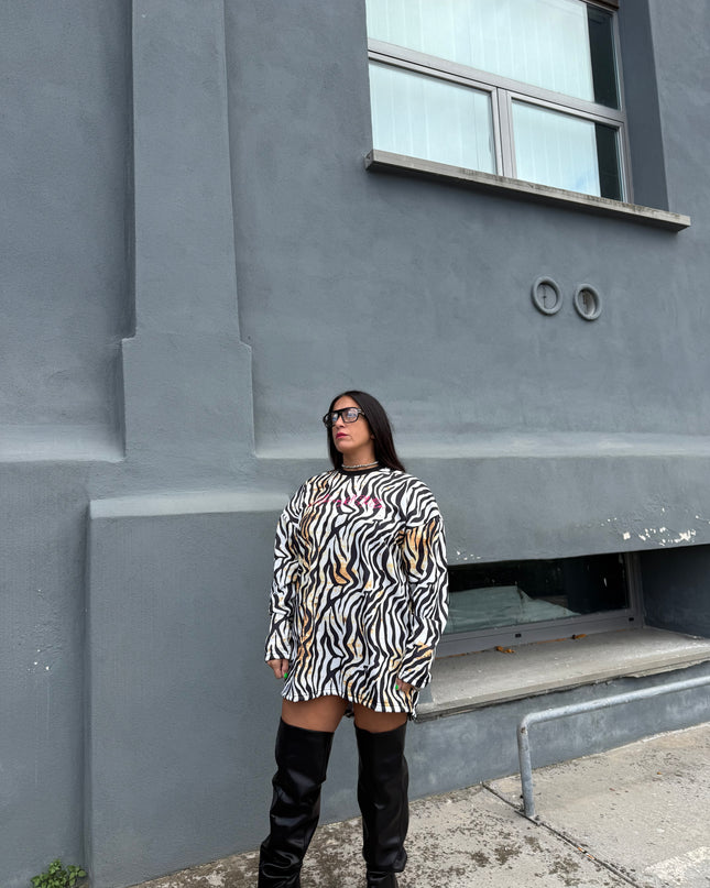 T-shirt acetata Animalier