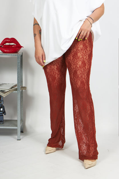 Pants in pizzo