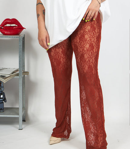 Pants in pizzo