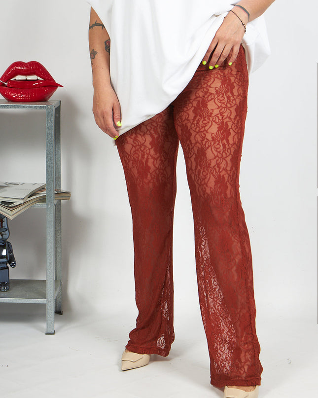 Pants in pizzo