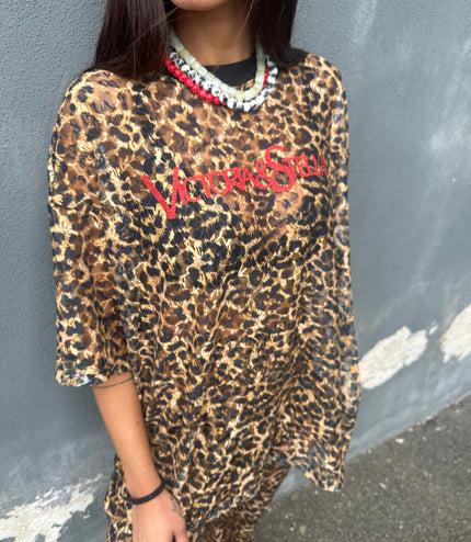 Coordinato In Pizzo leopardato