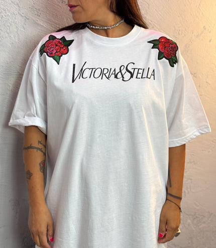 T-shirt Rosè Bianca