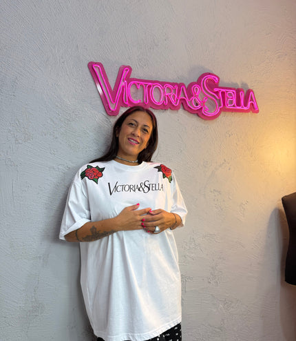 T-shirt Rosè Bianca