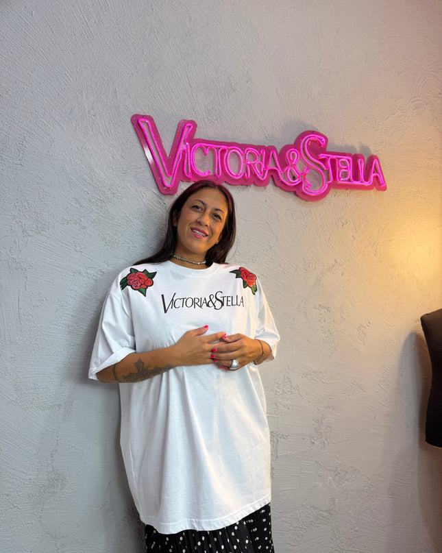 T-shirt Rosè Bianca