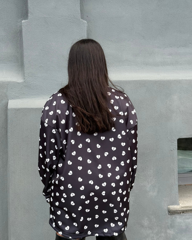 T-shirt Over Acetata Cuoricino