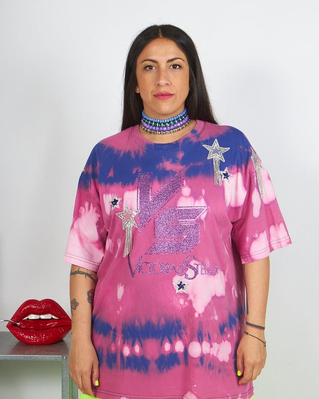 T-shirt Linda con applicazioni