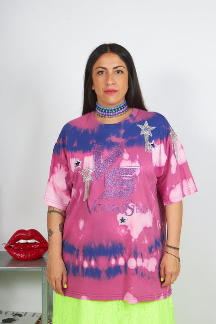 T-shirt Linda con applicazioni