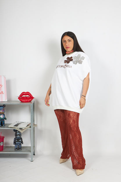 Pants in pizzo