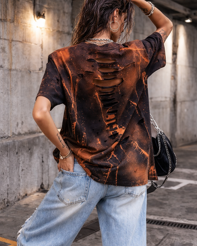 T-shirt cuore tiedye