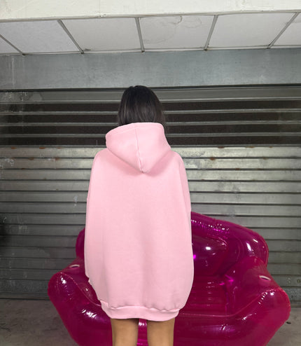 Felpa con lacci glitter