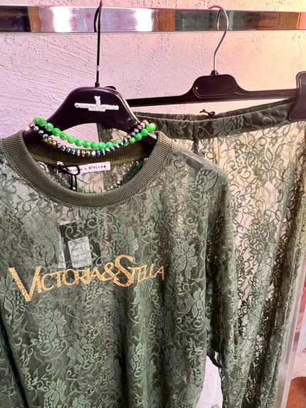 Coordinato in Pizzo Verde Militare