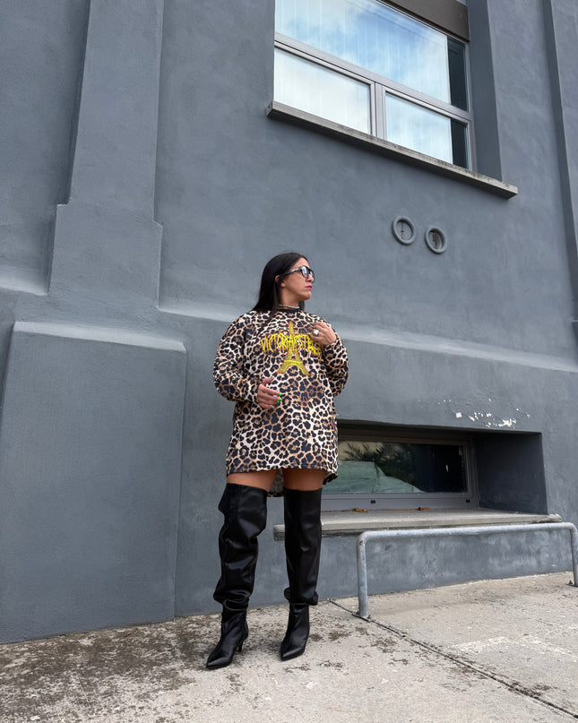 T-shirt acetata Animalier