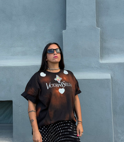 T-Shirt tiè-dey Love