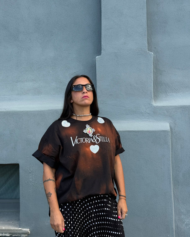 T-Shirt tiè-dey Love