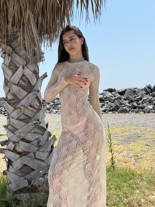 Dress Zenda Beige