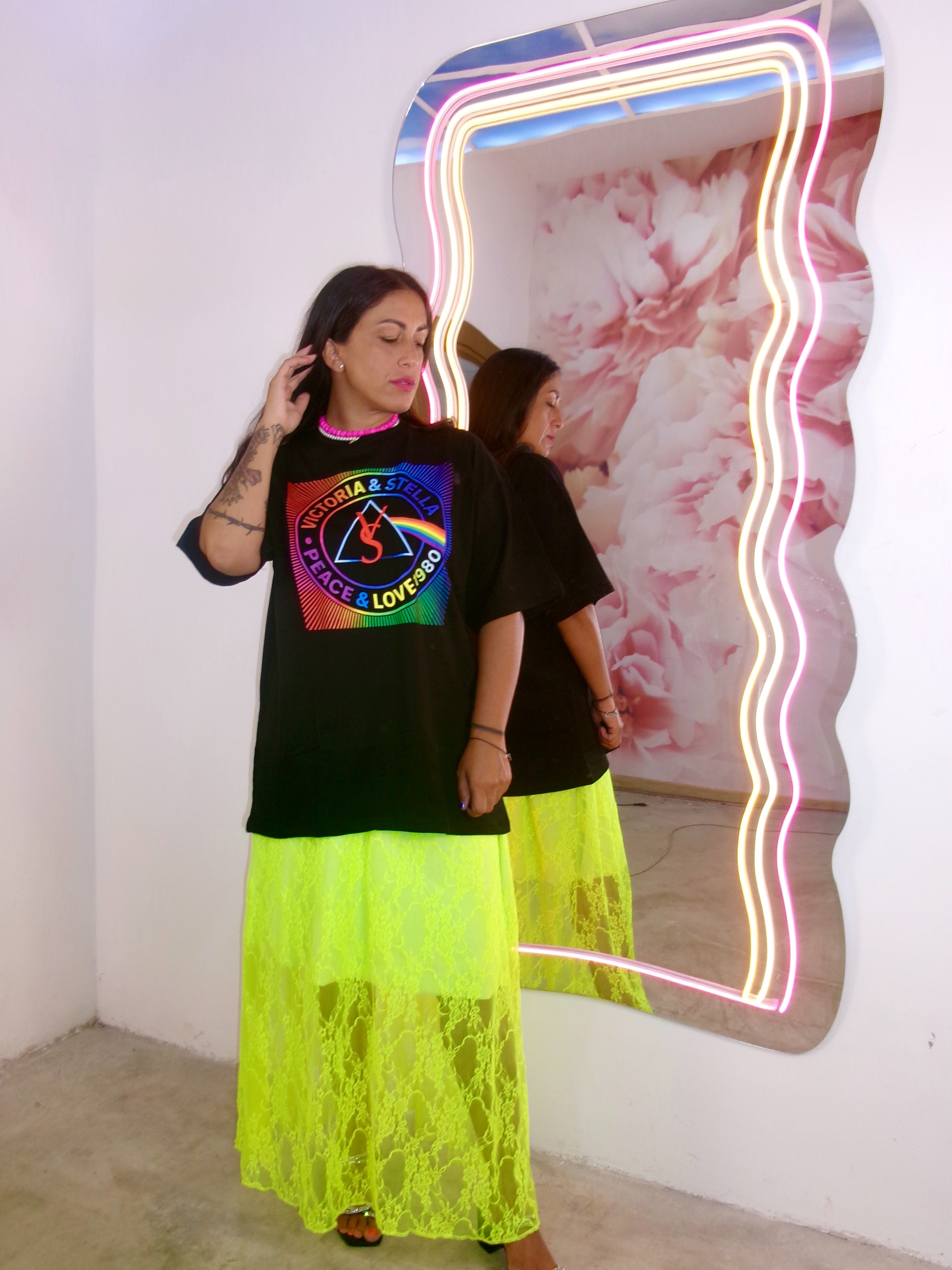 Total Outfit Peace&Love mezza manica