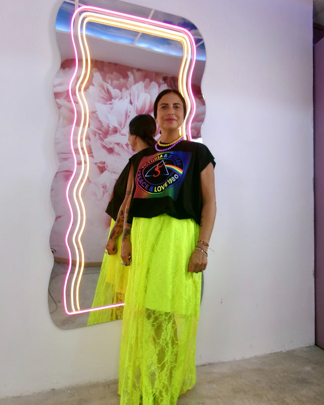 Total Outfit Peace&Love Giro manica