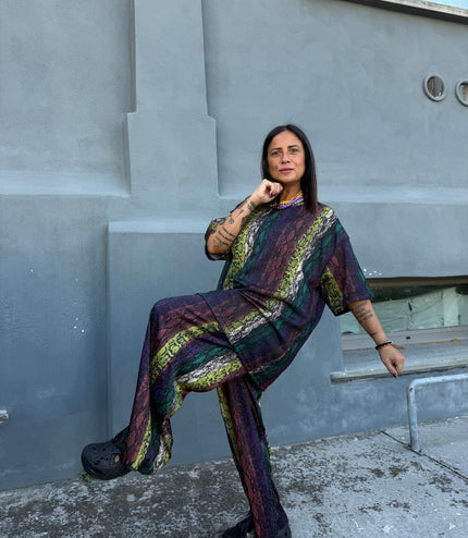 Coordinato Pitone con pantalone