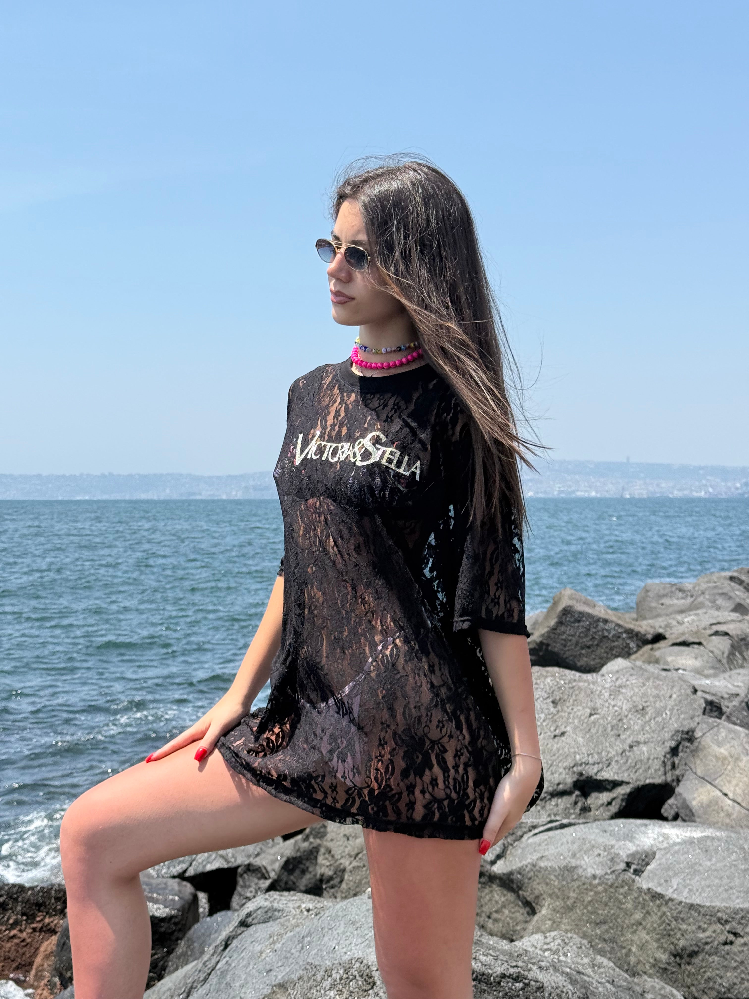 Coordinato in Pizzo nero