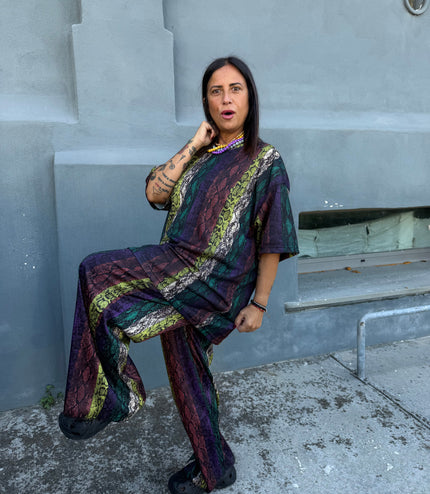 Coordinato Pitone con pantalone