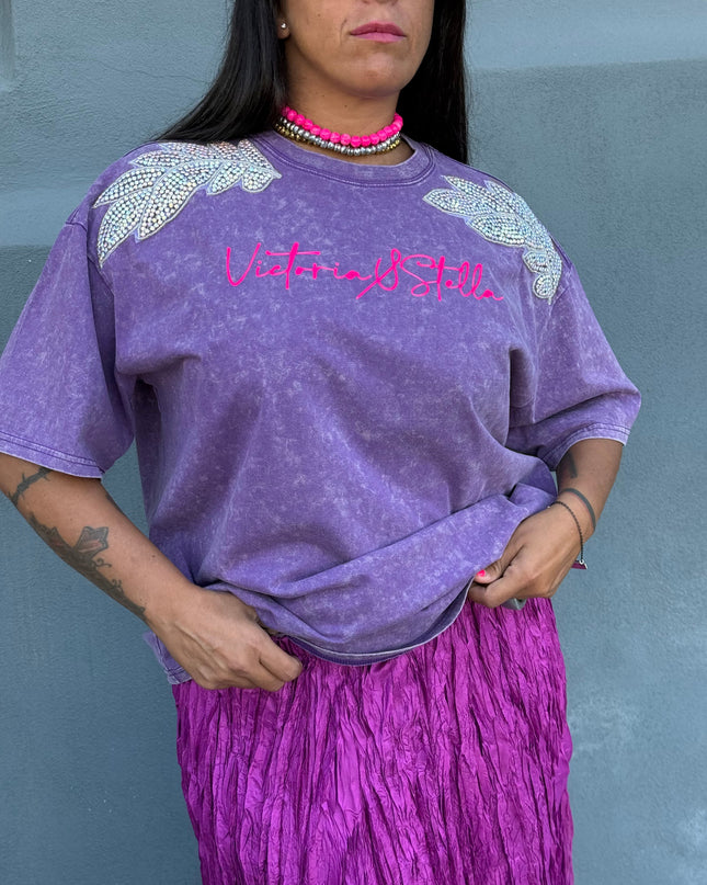 T-shirt Purple