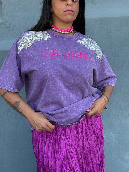 T-shirt Purple