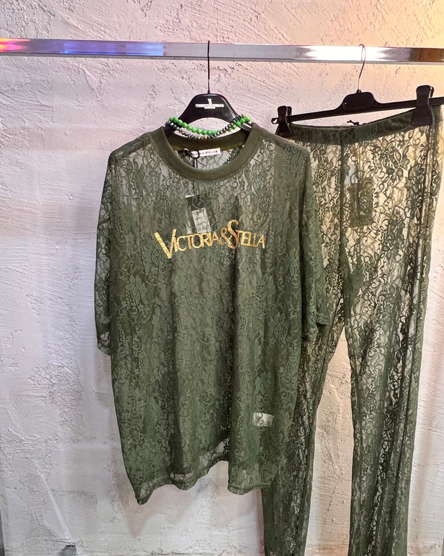 Coordinato in Pizzo Verde Militare