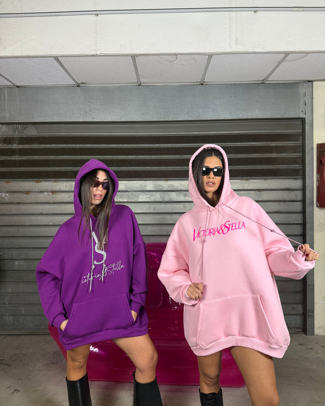 Felpa con lacci glitter