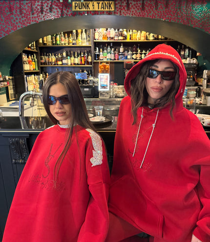 Felpa Noël Red Girocollo