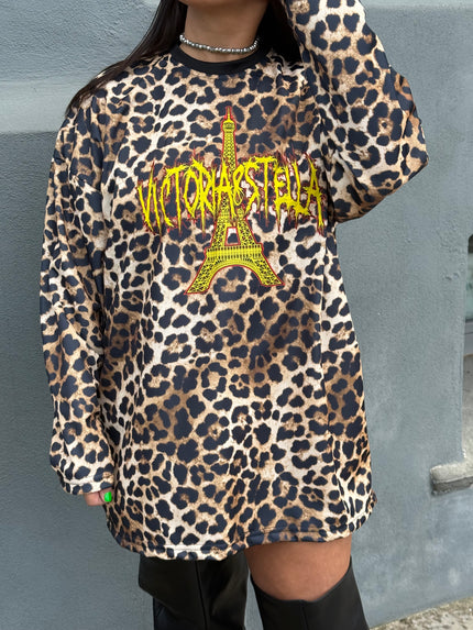 T-shirt acetata Animalier