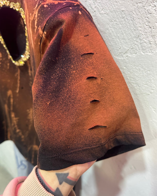 T-shirt cuore tiedye