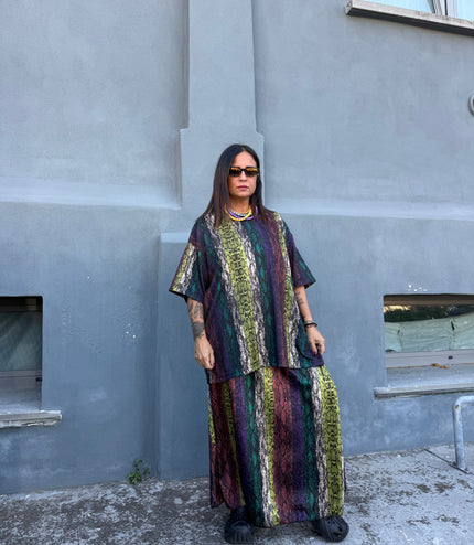 Coordinato Pitone con gonna