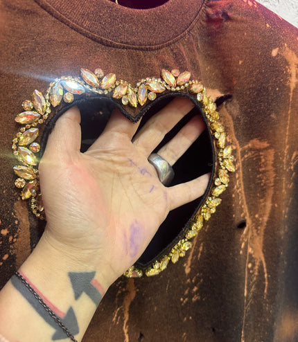 T-shirt cuore tiedye