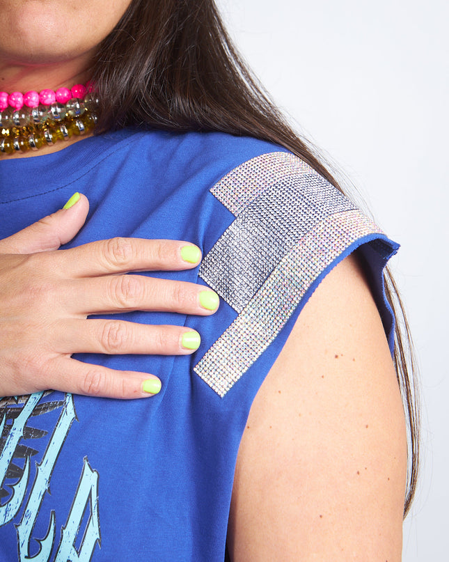 T-shirt Eagle con applicazioni