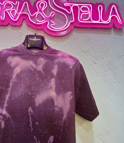 T-shirt tie-dye cuore dietro