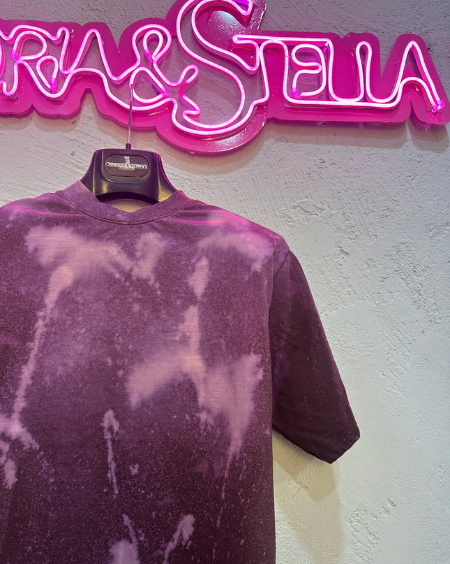 T-shirt tie-dye cuore dietro