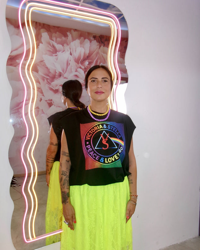 Total Outfit Peace&Love Giro manica