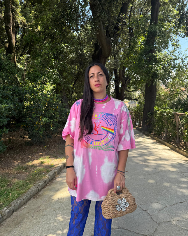 T-shirt Tie-Day Peace&Love