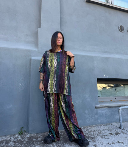 Coordinato Pitone con pantalone