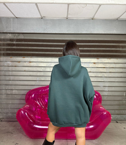 Felpa Corsetto con Cappuccio