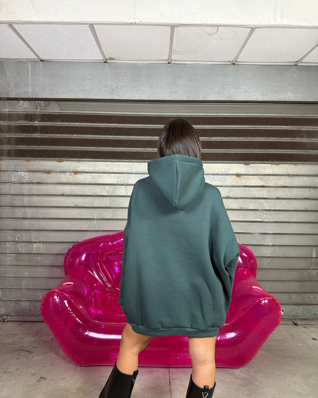 Felpa Corsetto con Cappuccio