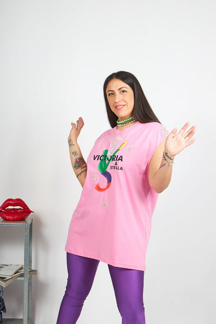 T-shirt Fatima Rosa
