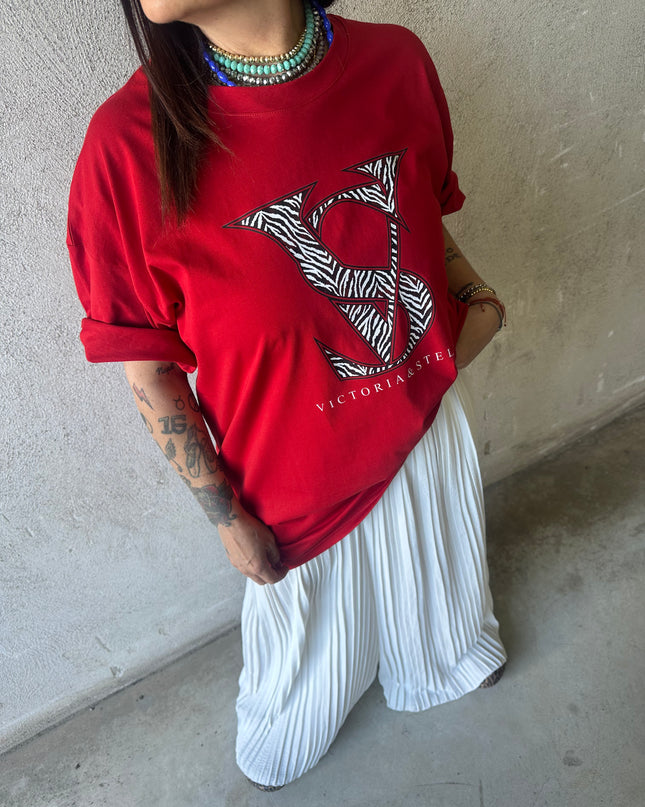 Coordinato white&red