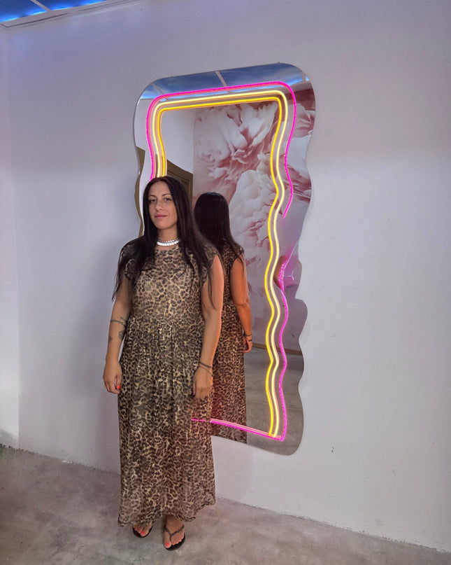 Dress Merletto Leopardato